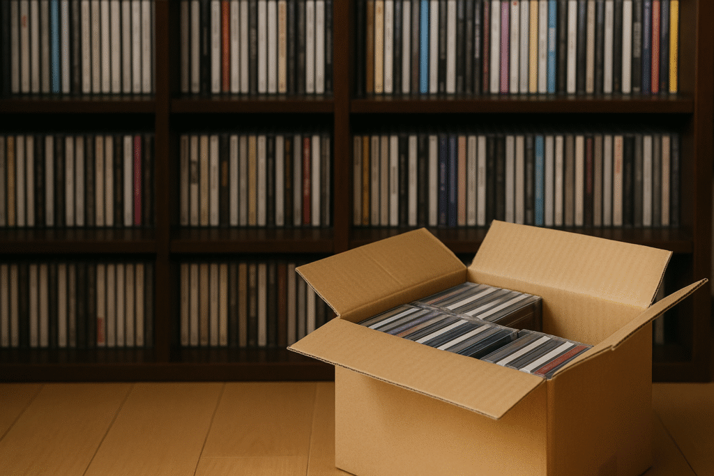 alt属性：CDを持たずに音楽を楽しむミニマルな暮らし